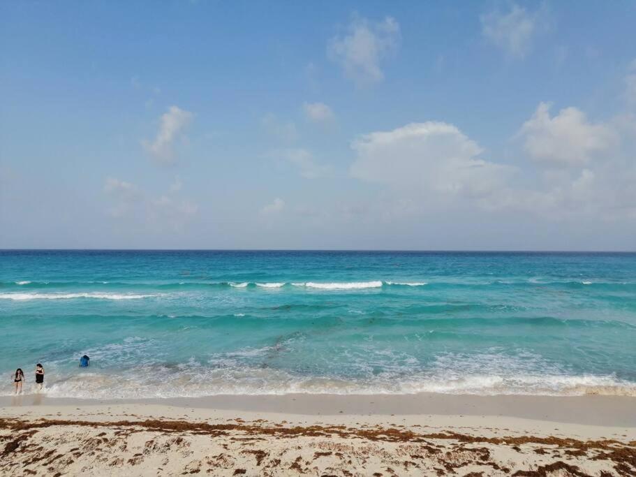 Confortable Depa En Condominio Frente Al Mar! Cancún Exterior foto