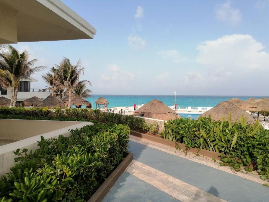 Confortable Depa En Condominio Frente Al Mar! Cancún Exterior foto
